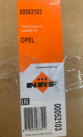 NRF 52103 Радиатор печки (отопителя) в наличии Украина