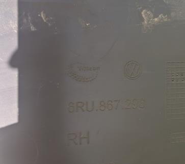 6RU86729882V VAG Обшивка стойки кузова внутренняя средняя нижняя правая купить в Ужгород