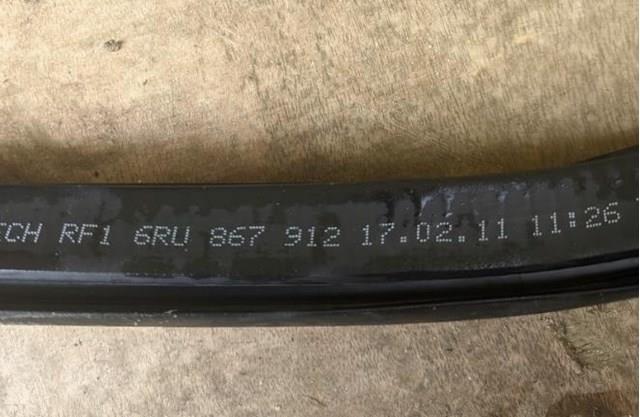 VAG 6RU867912E5AP Уплотнитель двери передней правой (на кузове) в наличии Днепр