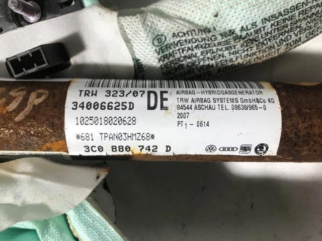 3C0880742D Подушка безопасности (AIRBAG) шторка боковая правая купить Украина