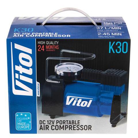 VITOL K30 Компрессор для подкачки шин в наличии Николаев