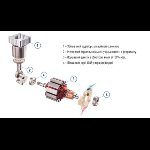 VITOL K72 Компрессор для подкачки шин в наличии Кривой Рог