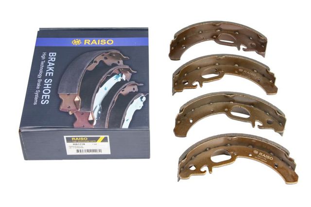 RAISO RB1118 Колодки тормозные задние барабанные в наличии Запорожье