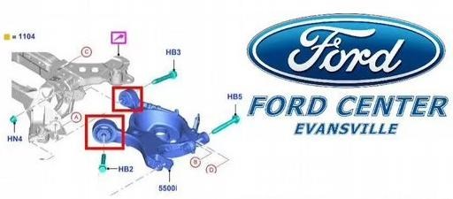 Рычаг задней подвески нижний, правый DG9Z5500B FORD