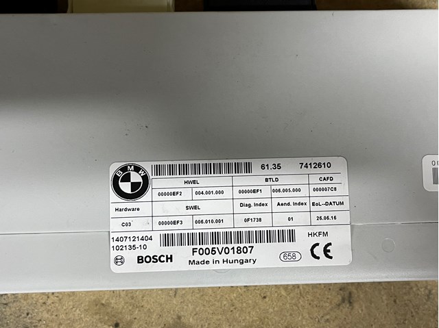 61357412610 BMW Модуль управления (ЭБУ) открытия крышки багажника (двери 3/5-й задней) купить в Павлоград