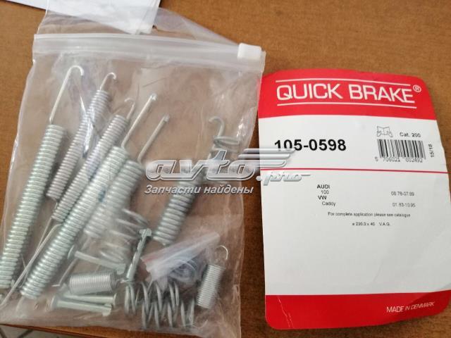 QUICK BRAKE 1050598 Монтажный комплект задних барабанных колодок в наличии Ужгород