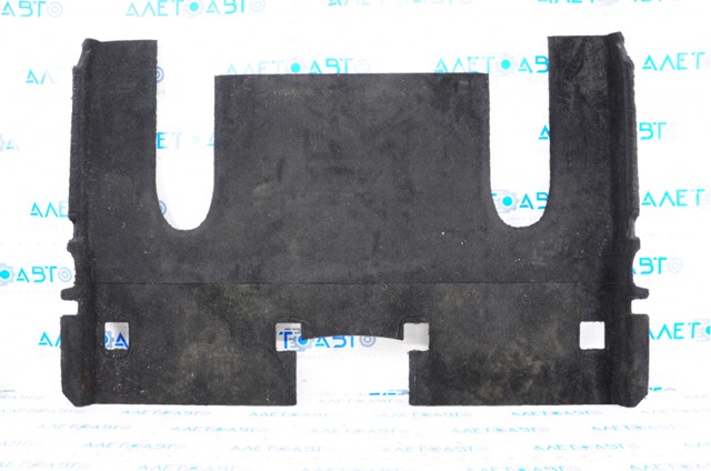 Покрытие пола 2-го ряда сидений tesla model x 16-21 2 части под 6 сидений черное, отклеены крепления 107240200E