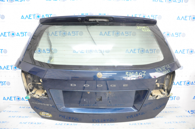 Дверь багажника голая со стеклом dodge journey 11- синий pps, трещина 1CZ91TZZAI