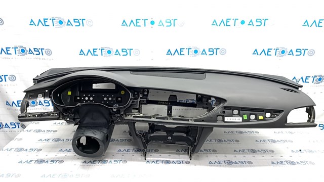 Торпедо передняя панель с airbag audi a6 c7 12-18 без проекции, черная, царапины 4G1857001D24A