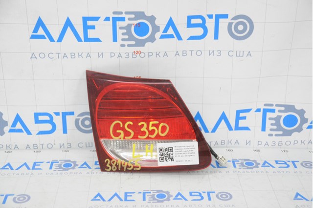 Фонарь внутренний крышка багажника левый lexus gs300 gs350 gs430 06-11 под полировку 8159130220