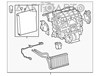 Печка в сборе toyota prius 50 16- корпус справа разбит 8705047330