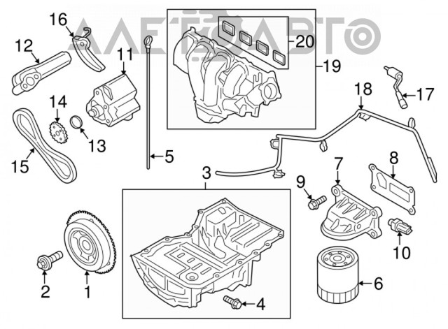 FORD DS7Z9424L Коллектор впускной в наличии Ирпень