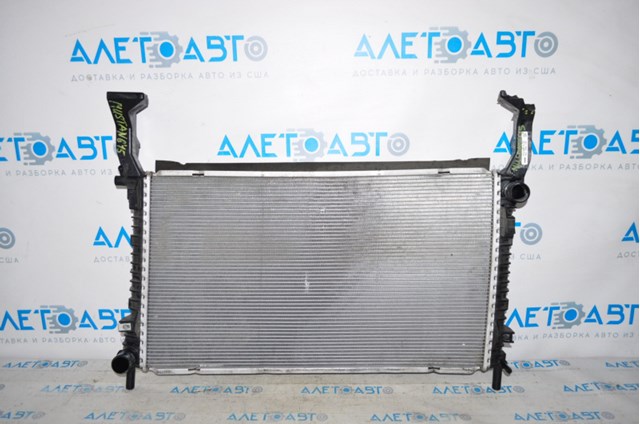 Радиатор охлаждения вода ford mustang mk6 15- 2.3t гнутый, сломаны крепления FR3Z8005D