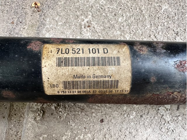 PORSCHE 7L0521101D Вал карданный к переднему мосту в наличии Хмельницкий