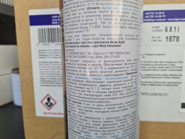 LIQUI MOLY 1878 Присадки топливной системы дизельных двигателей в наличии Тернополь