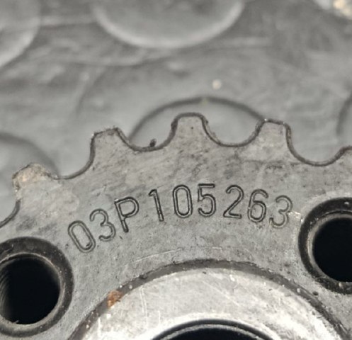Звездочка привода коленвала двигателя 03P105263 VAG