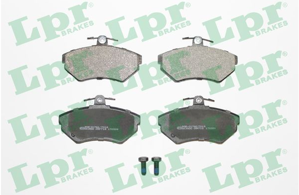 Колодки тормозные передние дисковые 05P718 LPR