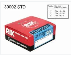 Комплект поршневых колец, STD 30002STD RIKEN