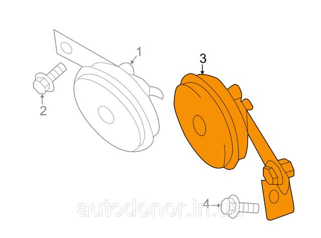 NISSAN 256053NA0A Звуковой колокол сигнализации в наличии Украина