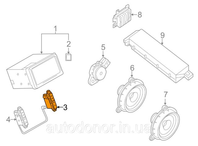 NISSAN 283953NA0A Блок кнопок центральной консоли в наличии Житомир
