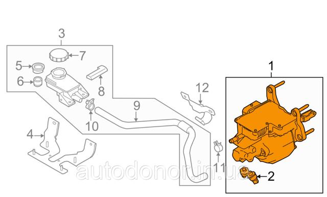 NISSAN 460073NA0A Главный тормозной цилиндр в наличии Черкассы