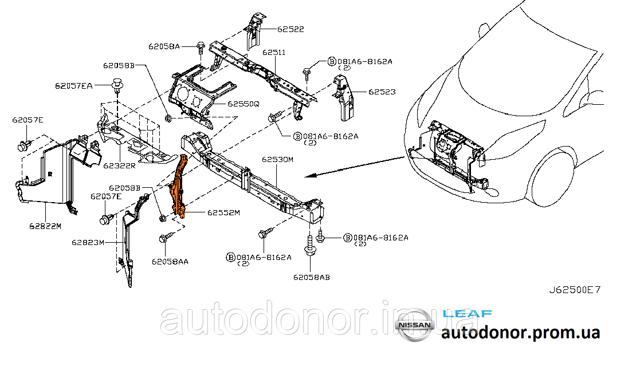 NISSAN 625E23NF0A в наличии Тернополь