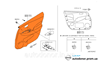 Обшивка (облицовка) внутренняя двери передней правой Ниссан Лиаф