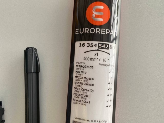 EUROREPAR 1635454280 Щетки стеклоочистителя в наличии Черновцы