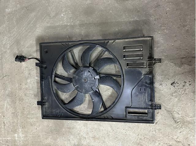 Диффузор радиатора охлаждения, в сборе с мотором и крыльчаткой 5Q0959455F
