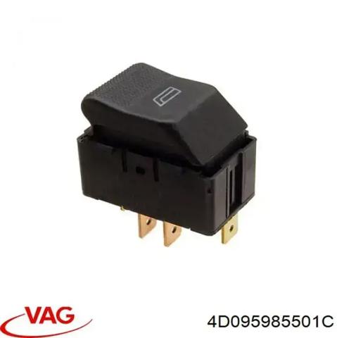 Кнопка подъемника заднего правого стекла 4D095985501C VAG