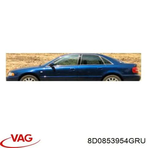 Молдинг передней правой двери 8D0853954GRU VAG