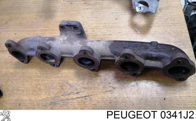 Система выпуска газов двигателя 0341J2 PEUGEOT