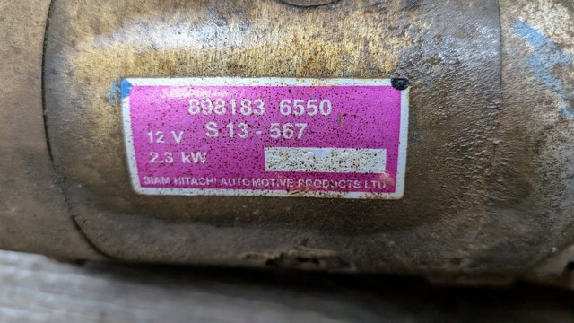 ISUZU 8981836550 Стартер в наличии Одесса