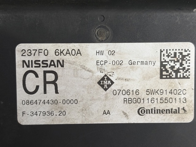 NISSAN 237F09PJ0A Блок управления клапанами в наличии Ирпень