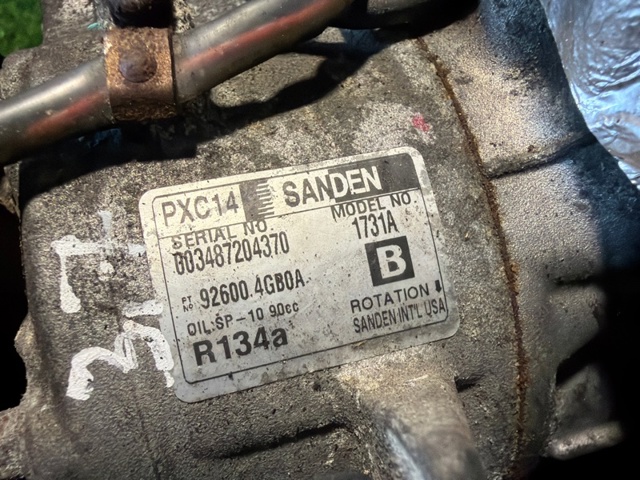 926004GB0A NISSAN Компрессор кондиционера купить в Черновцы