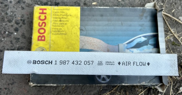 BOSCH 1987432057 Фильтр салона в наличии Винница