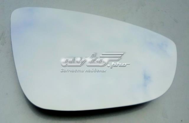 Вкладыш зеркала правого выпуклый с обогревом vw jetta 12- (производитель тайвань) 5C7857508