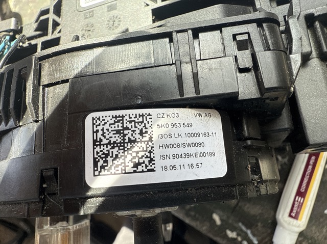 VAG 5K0953549 Шлейф руля в наличии Полтава