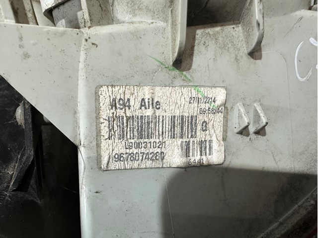PEUGEOT 9678074380 Фонарь задний правый внешний в наличии Запорожье
