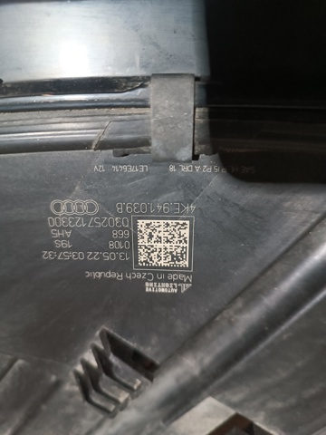 4KE941039B VAG Фара правая купить в Хмельницкий