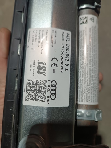 Подушка безопасности (AIRBAG) пассажирская, защиты коленей 4KL880842D VAG