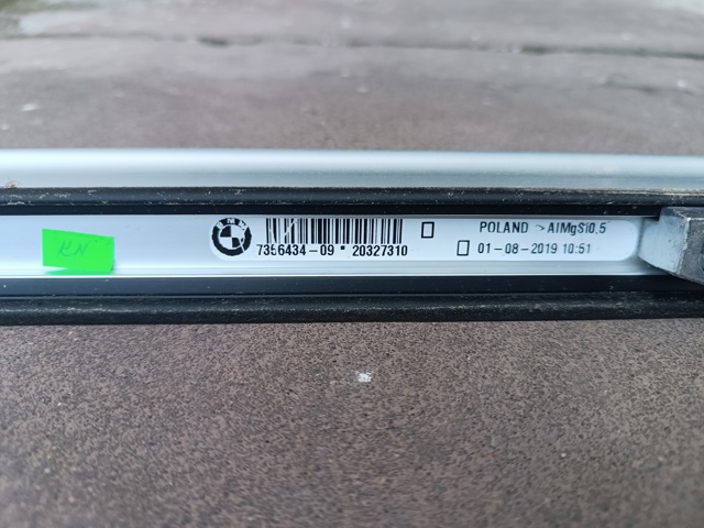 Рейлинг крыши правый 51137356434 BMW