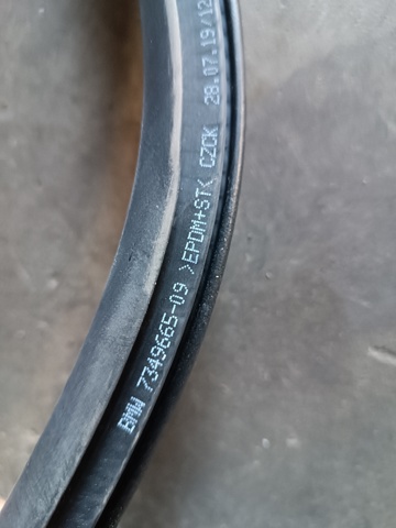 Прокладка двери задней, (на двери) 51727440034 BMW