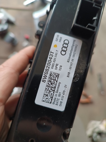 Механизм управления кондиционером 8W0820043T VAG