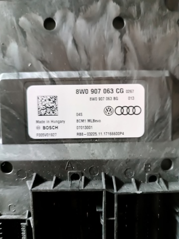 VAG 8W0907063CG Модуль управления (ЭБУ) бортовой сетью в наличии Черновцы