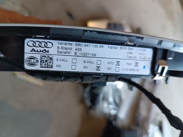 8W0947135AK Плафон освещения салона (кабины) купить Каменское