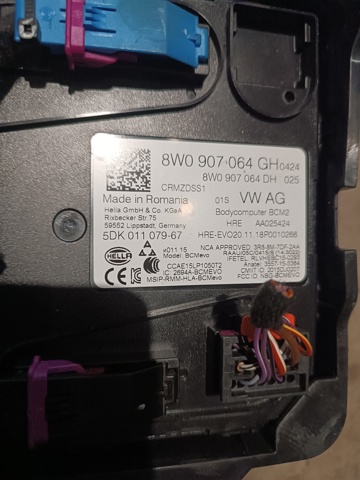 Блок управления комфортом 8W1907064CH VAG