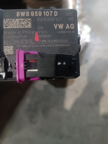 Блок управления открытия крышки багажника 8W8959107D VAG