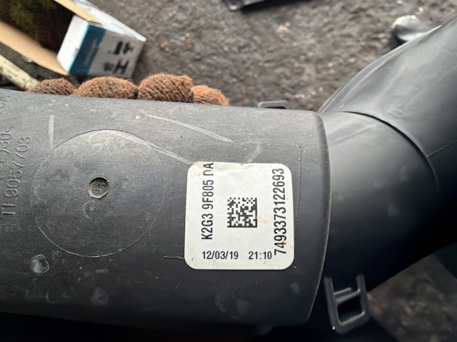 FORD K2G39F805DA Патрубок воздушный, вход в турбину (наддув) в наличии Полтава
