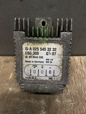 Регулятор оборотов вентилятора охлаждения (блок управления) A0255453232